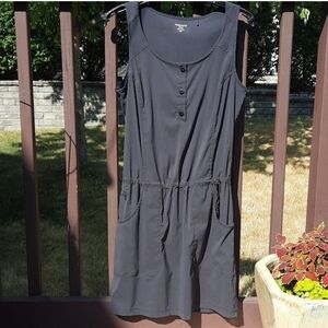 Toad & Co Gemma Dress Charcoal Small